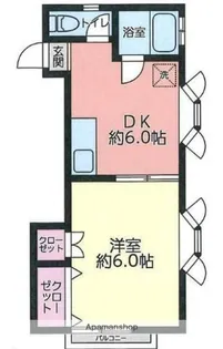 ハイツグリーンシティ【2階】の間取り