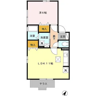 パストラル II【1階】の間取り
