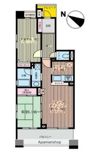 センチュリー鶴間【3階】の間取り