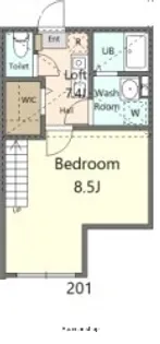 ココライフ鶴ヶ峰【2階】の間取り