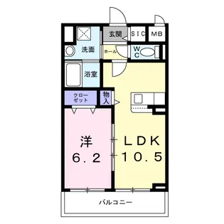 STELLA日吉【3階】の間取り