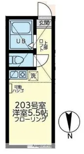 ユナイト白楽ペルセウスの杜【2階】の間取り