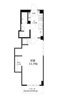 ホワイトビル【4階】の間取り