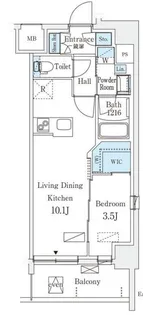 エル・セレーノ横浜【8階】の間取り
