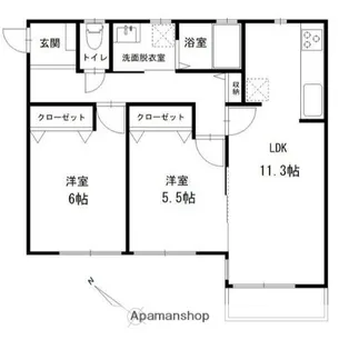 ウィスマ・セントラル【2階】の間取り