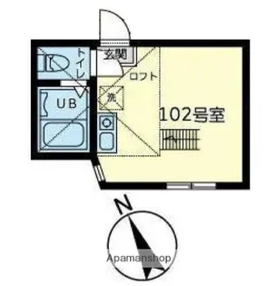 ユナイト星川クロックムッシュ【1階】の間取り
