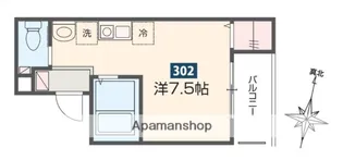 MELDIA町田Ⅱ【3階】の間取り