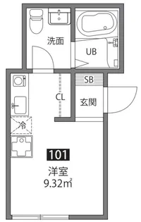 トトギーノ保土ヶ谷【1階】の間取り
