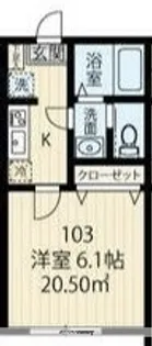 ラフィーネ上大岡ⅡA棟【1階】の間取り