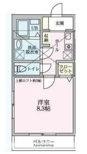 グリーンヒル光ヶ丘【2階】の間取り