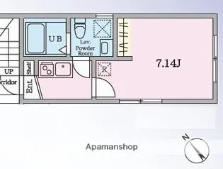COAST TERRACE Ⅱ 逗子新宿【3階】の間取り