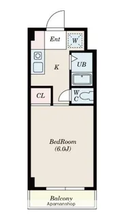 五番館井之花【3階】の間取り