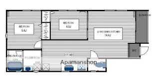アイル井土ヶ谷【1階】の間取り