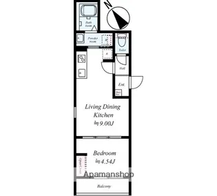 GRADUSかしわ台Ⅱ【2階】の間取り