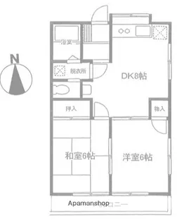 レーベンハイム21C棟【1階】の間取り