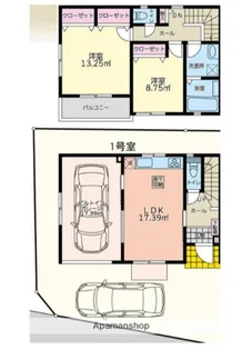 ガレリア湘南茅ヶ崎F【2階】の間取り