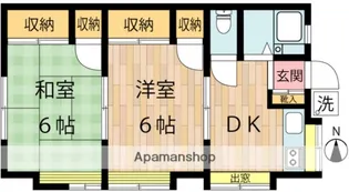 グリーンハイム清和【2階】の間取り