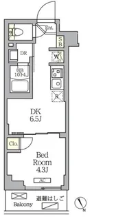 クラリティア馬込【2階】の間取り