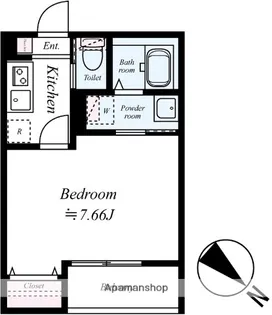 GRADUS厚木【2階】の間取り