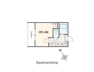 MELLAS海の公園駅【1階】の間取り