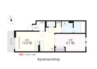 QUIET CRAB HOUSE MIX弘明寺Ⅱ【1階】の間取り