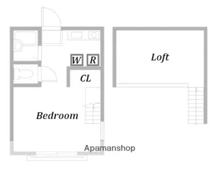 四季美フラット【2階】の間取り