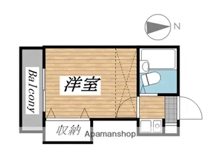パレス海老名【1階】の間取り
