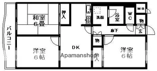 ダンデライアン鵠沼【4階】の間取り