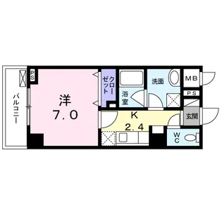 NAKAMURA BLD.【2階】の間取り