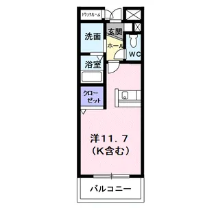 エタニティローズ【1階】の間取り
