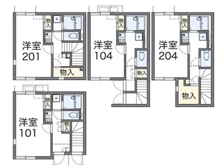 レオネクストカルチェⅡ【2階】の間取り