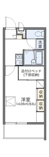 レオパレスサシェ【1階】の間取り