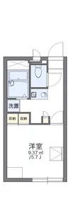 レオパレスつつみ【1階】の間取り