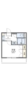 レオパレスカサベルデ【205号室】の間取り