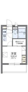 レオパレスN.O.C.【1階】の間取り