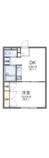 レオパレス中津川【1階】の間取り