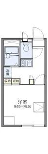 レオパレススマイル【101号室】の間取り