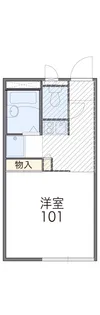 レオパレス湘南桜ヶ丘【1階】の間取り