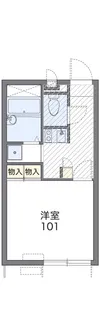 レオパレスフリーダム南金目Ⅷ【2階】の間取り
