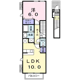 ルミエール【2階】の間取り
