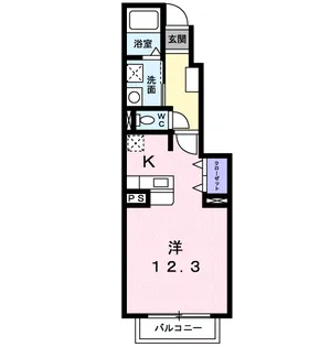 エスペランサⅡ【1階】の間取り