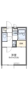 レオパレスSKY【1階】の間取り