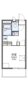 レオパレスサンハイム【2階】の間取り