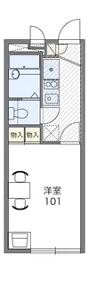 1Kの間取り画像