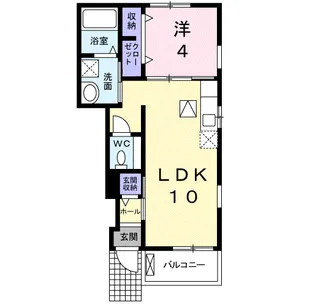 ブリーゼT1【1階】の間取り