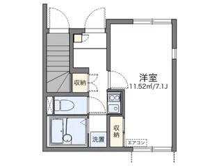 レオネクストツインコートⅡ【1階】の間取り