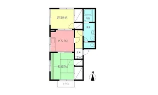 ラフォーレ【101号室】の間取り