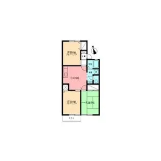 エスケイコーポ【1階】の間取り