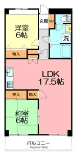 サンプラザ湘南【10階】の間取り