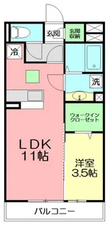 トネリコテラス 2【1階】の間取り